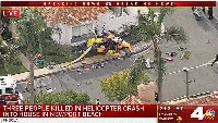 Хеликоптер с четри души на борда падна в Калифорния