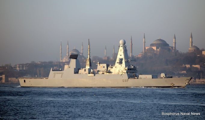 Британски военен кораб влезе в Черно море
