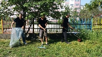 Доброволци почистиха двора на детска ясла за 120 деца в Благоевград