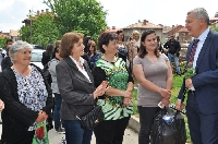 Македонски кмет видя как се санират блокове в Разлог