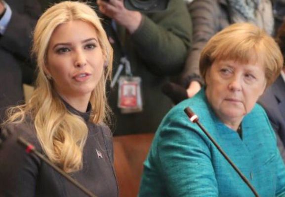 Меркел и Иванка Тръмп на форум на бизнес-лидерите на Германия и САЩ
