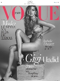 Топмоделът Джиджи Хадид се снима топлес за руския Vogue