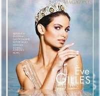 Мис Франция блесна с българска рокля на корицата на Welcome Magazine